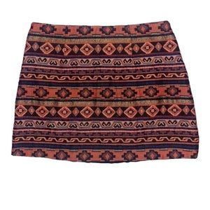 Southwestern Aztec Design Pattern Skirt